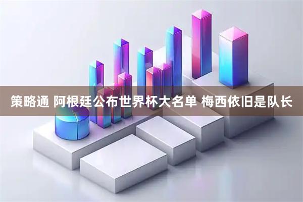 策略通 阿根廷公布世界杯大名单 梅西依旧是队长